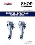 2001-2014 Honda BF/BFP8D, BF/BFP9.9D Outboards Shop Manual