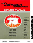 1978 Johnson 175, 200, 235 HP Outboard Service Repair Manual P/N JM-7810