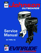 1994 Johnson/Evinrude Outboards 40 thru 55 Service Repair Manual P/N 500608