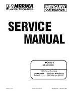 Mercury Mariner Outboard 40/50/55/60 2-stroke Service Manual