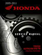 2005-2011 Honda FourTrax Foreman TRX500 FE/FPE/FM/FPM/TM Service Manual