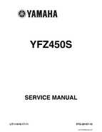 2004 Official factory service manual for Yamaha YFZ450S ATV Quad.