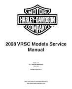 2008 Harley Davidson VRSC Models Service and Electrical Diagnostics Manual