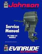 1990 Johnson Evinrude "ES" 40 thru 55 Service Repair Manual, P/N 507872