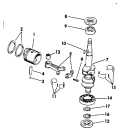 1980 4.50 - J5RHCSS Crankshaft & Piston4.5 parts diagram
