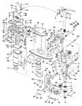 1986 200 - J200TXCDS Midsection parts diagram