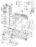 1987 100 - J100WTLCUA Gearcase parts diagram