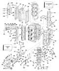 1987 155 - J155WTLCUA Cylinder & Crankcase parts diagram