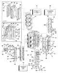 1987 175 - J175TXCUA Cylinder & Crankcase parts diagram