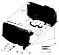 1987 4 - J4RLCUD Engine Cover parts diagram