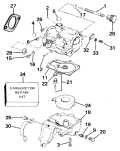 1987 20 - J20ELCUR Carburetor parts diagram
