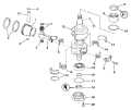1987 40 - J40ECUD Crankshaft & Piston parts diagram