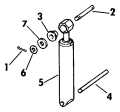 1987 50 - J50BELCUD Tilt Aid Cylinder parts diagram