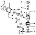 1987 6 - J6RLCUD Crankshaft & Piston parts diagram