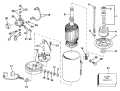 1987 90 - J90MLCUR Electric Starter & Solenoid American Bosch 2070221-MO30sm parts diagram