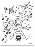 1995 250 - J250CXEOR Electric Primer Pump Assy. parts diagram