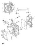 Older Years Suzuki DF 15A Cylinder Head parts diagram