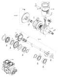 1996 GSX - GSX, 5620 Crankshaft and Pistons parts diagram