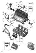 2007 GTI - GTI 4-TEC STD Engine Block parts diagram