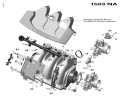 2007 RXP - RXP 1503 NA Air Intake Manifold Sea-Doo parts diagram