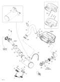 2011 GTS - GTS Pro 130 Exhaust System parts diagram