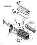 2013 GTS - GTS 130 & Rental Cylinder Head parts diagram