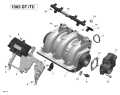 2014 GTS - GTS 130 & Rental Air Intake Manifold and Throttle Body parts diagram