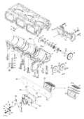 1998 Mach Z - R Crankcase, Reed Valve, Water Pump parts diagram