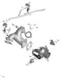 2004 Legend - V-1000 Air Inlet Manifold and Throttle Body parts diagram