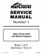 1963-1973 Mercruiser - all Engines and Drives Service Manual - Books 1 and 2