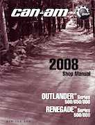 2008 Can-Am Outlander 500/650/800, Renegade 500/800 Service Manual