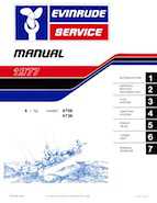1977 Evinrude 4HP Outboards Service Repair Manual, PN 5303