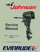 1989 Johnson Evinrude "CE" Colt/Junior thru 8 Service Manual, P/N 507753