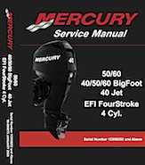 2002+ Mercury 40/50/60 BigFoot 40 Jet EFI 4-Stroke Outboard Service Manual