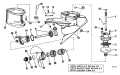 1970 4 - 4WL70E Gearcase GroupWeedless Drive parts diagram