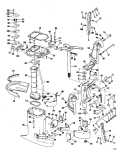 1971 85 - 85ESL71A Exhaust Housing parts diagram