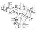 1978 9.90 - 10E78M Crankshaft and Piston parts diagram