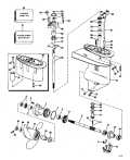 1978 9.90 - 10E78M Gearcase parts diagram