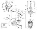 1986 150 - J150STLCDC Electric Starter & Solenoid American Bosch 0814223-MO30sm parts diagram