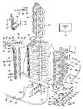 1986 300 - CJ300TXCDC Cylinder & Crankcase parts diagram