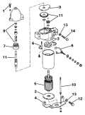 1986 300 - J300TXCDC Electric Starter Bosch Models 4769029-M030sm parts diagram