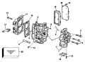 1986 4 - J4BRHLCDE Cylinder & Crankcase parts diagram