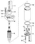 1986 9.90 - J10ELCDB Starter Motor parts diagram