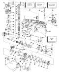 1986 90 - J90TXCDC Gearcase parts diagram