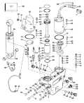 1987 275 - J275CXCUR Power Trim/Tilt Hydraulic Assembly parts diagram