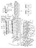 1987 300 - J300PXCUR Cylinder & Crankcase parts diagram