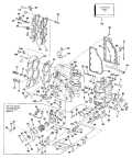 1987 40 - J40ELCUD Cylinder & Crankcase parts diagram
