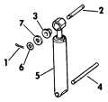 1987 45 - J45RCLCUC Tilt Aid Cylinder parts diagram