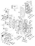 1987 65 - J65WMLCUA Cylinder & Crankcase parts diagram