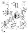 1987 9.90 - J10ECUE Cylinder & Crankcase parts diagram